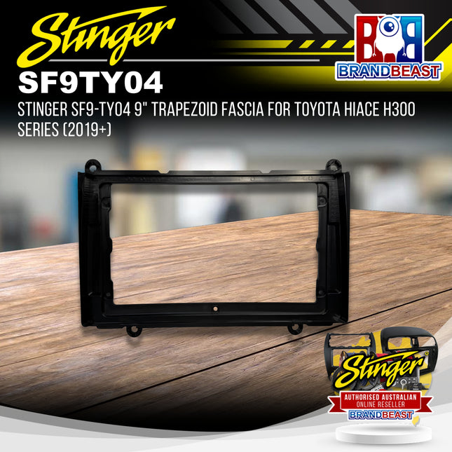 Stinger SF9-TY04 9" Trapezoid Fascia for Toyota HiAce H300 Series (2019+)
