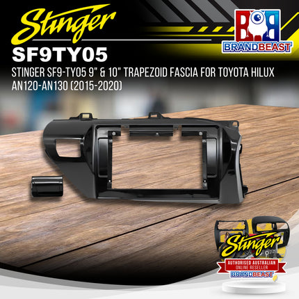 Stinger SF9-TY05 Toyota Hilux AN120-AN130 2015-2025 9" & 10" Trapezoid Fascia