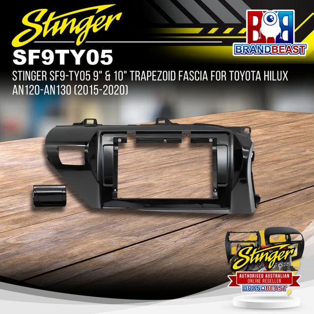 Stinger SF9-TY05 Toyota Hilux AN120-AN130 2015-2025 9" & 10" Trapezoid Fascia