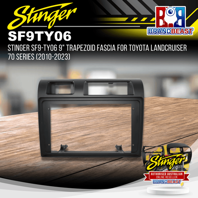 Stinger SF9-TY06 9" Trapezoid Fascia for Toyota LandCruiser 70 Series (2010-2023)