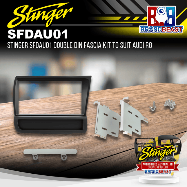 Stinger SFDAU01 Double DIN Fascia Kit To Suit Audi R8