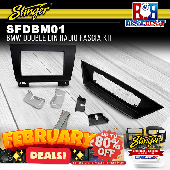 Stinger SFDBM01 BMW Double DIN Radio Fascia Kit