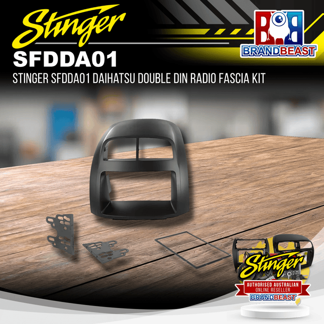 Stinger SFDDA01 Daihatsu Double DIN Radio Fascia Kit