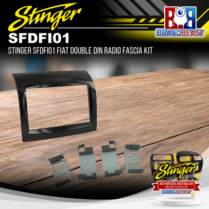 Stinger SFDFI01 Fiat Double DIN Radio Fascia Kit