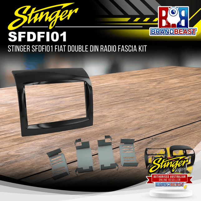 Stinger SFDFI01 Fiat Double DIN Radio Fascia Kit