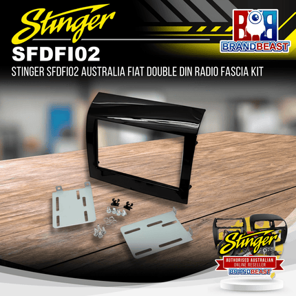 Stinger SFDFI02 Australia Fiat Double DIN Radio Fascia Kit