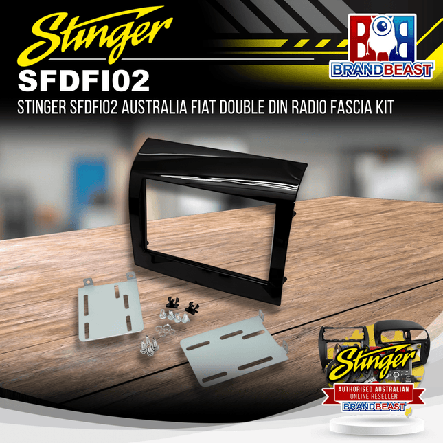 Stinger SFDFI02 Australia Fiat Double DIN Radio Fascia Kit