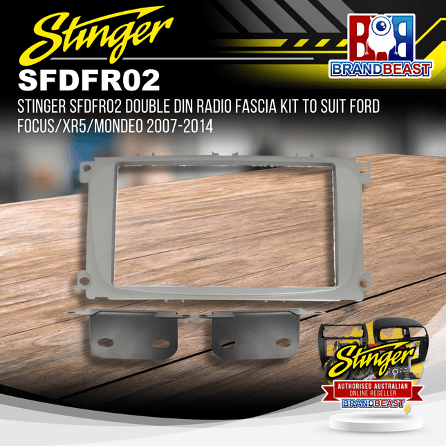 Stinger SFDFR02 Double DIN Radio Fascia Kit For Ford Focus/XR5/Mondeo 2007-2014