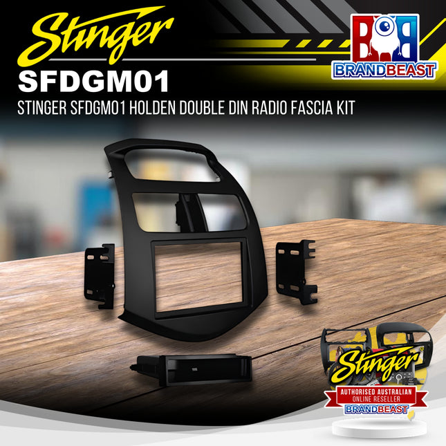 Stinger SFDGM01 Holden Double DIN Radio Fascia Kit