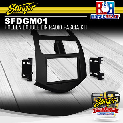 Stinger SFDGM01 Holden Double DIN Radio Fascia Kit