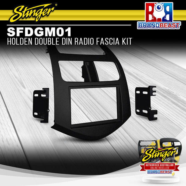 Stinger SFDGM01 Holden Double DIN Radio Fascia Kit