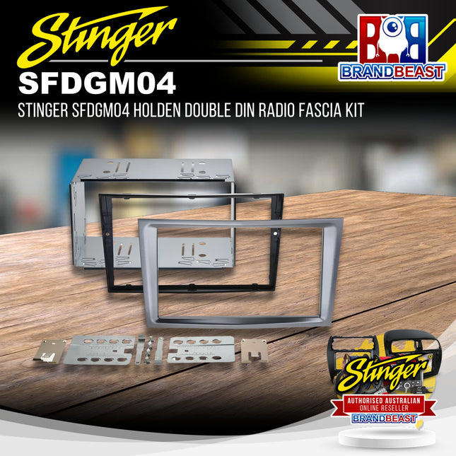 Stinger SFDGM04 Holden Double DIN Radio Fascia Kit