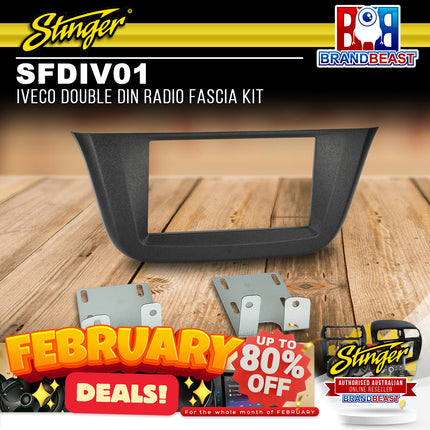 Stinger SFDIV01 Iveco Double DIN Radio Fascia Kit