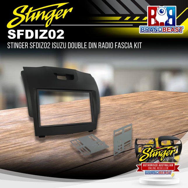 Stinger SFDIZ02 Isuzu Double DIN Radio Fascia Kit