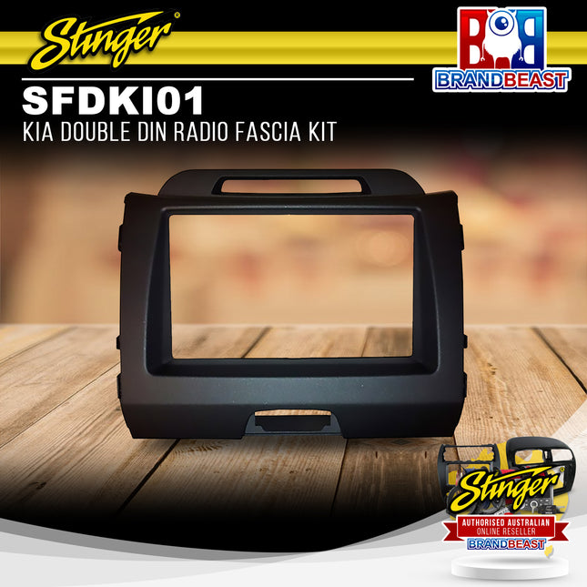 Stinger SFDKI01 Kia Double DIN Radio Fascia Kit
