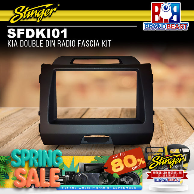 Stinger SFDKI01 Kia Double DIN Radio Fascia Kit