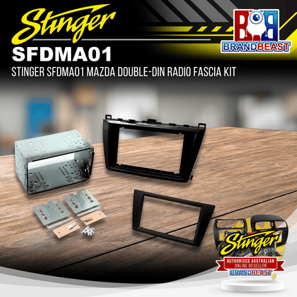Stinger SFDMA01 Mazda Double-DIN Radio Fascia Kit