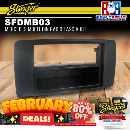 Stinger SFDMB03 Mercedes Multi-DIN Radio Fascia Kit