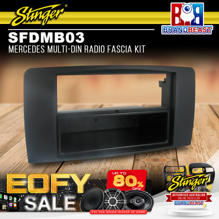 Stinger SFDMB03 Mercedes Multi-DIN Radio Fascia Kit