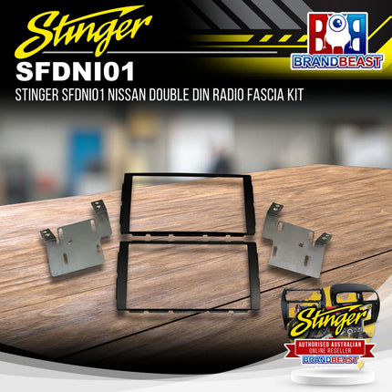 Stinger SFDNI01 Nissan Double DIN Radio Fascia Kit