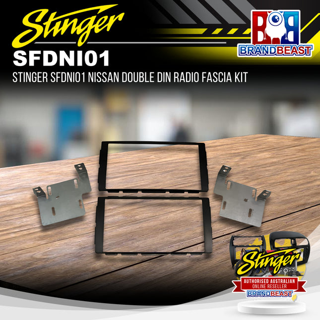 Stinger SFDNI01 Nissan Double DIN Radio Fascia Kit