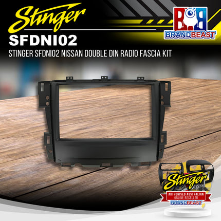 Stinger SFDNI02 Nissan Double DIN Radio Fascia Kit