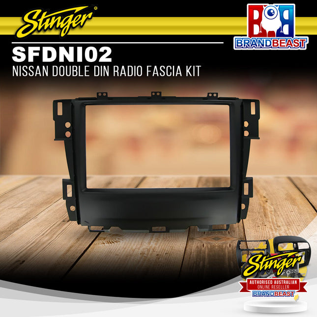 Stinger SFDNI02 Nissan Double DIN Radio Fascia Kit