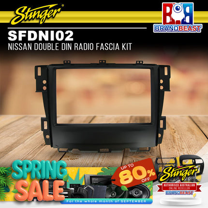 Stinger SFDNI02 Nissan Double DIN Radio Fascia Kit
