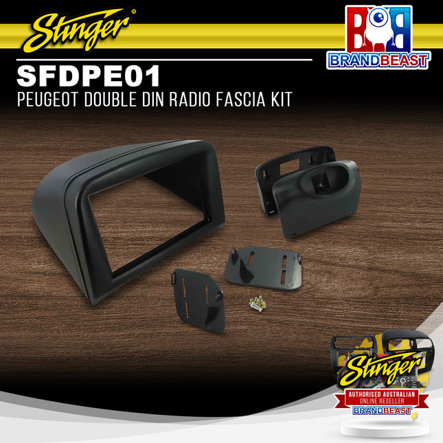 Stinger SFDPE01 Peugeot Double DIN Radio Fascia Kit