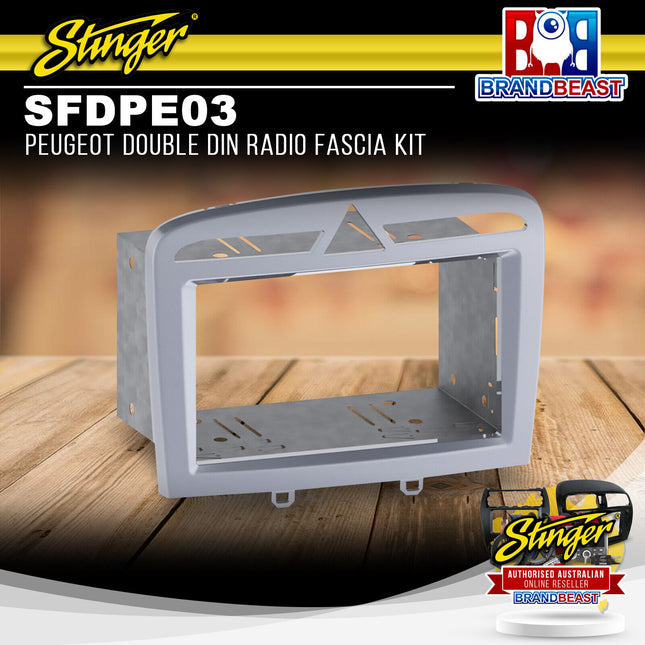 Stinger SFDPE03 Peugeot Double DIN Radio Fascia Kit