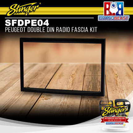 Stinger SFDPE04 Peugeot Double DIN Radio Fascia Kit