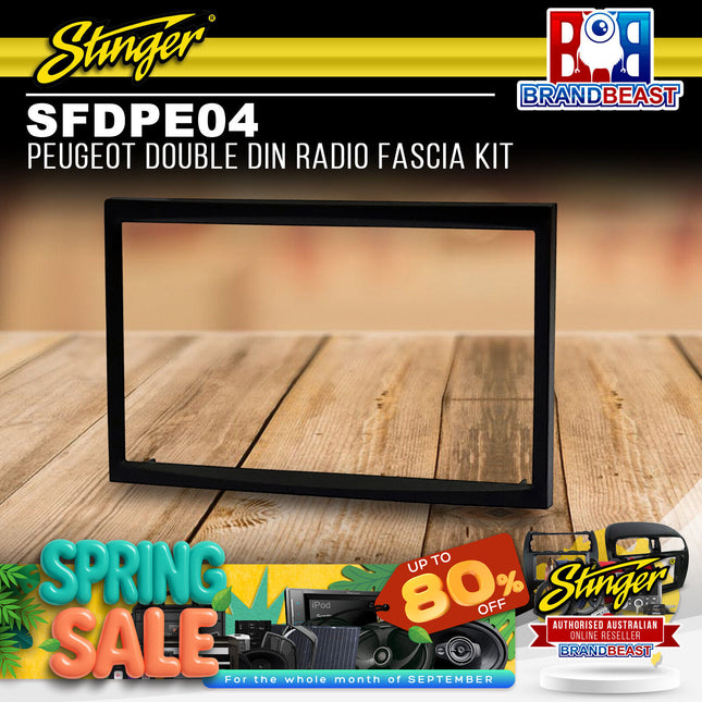 Stinger SFDPE04 Peugeot Double DIN Radio Fascia Kit