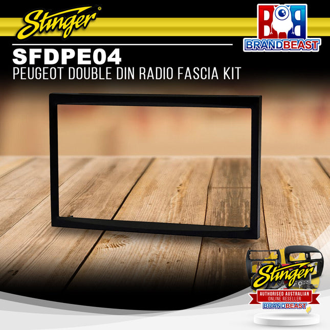 Stinger SFDPE04 Peugeot Double DIN Radio Fascia Kit