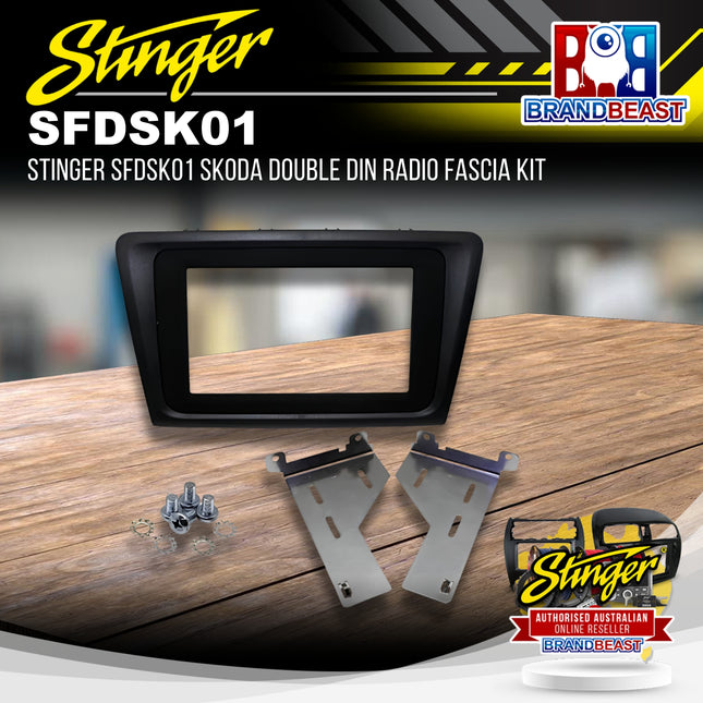 Stinger SFDSK01 Skoda Double DIN Radio Fascia Kit