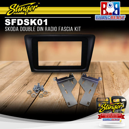 Stinger SFDSK01 Skoda Double DIN Radio Fascia Kit