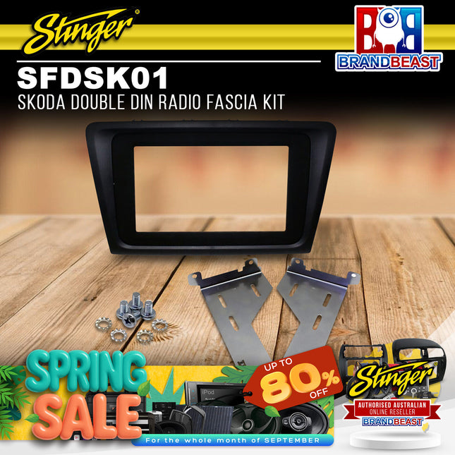 Stinger SFDSK01 Skoda Double DIN Radio Fascia Kit