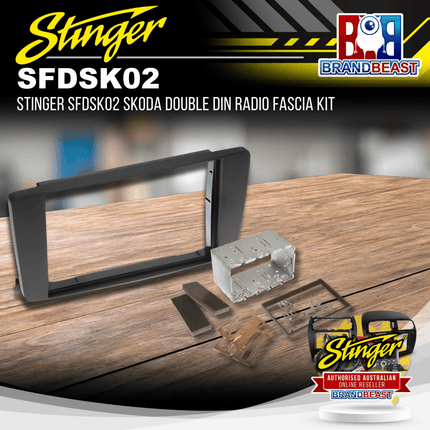 Stinger SFDSK02 Skoda Double DIN Radio Fascia Kit