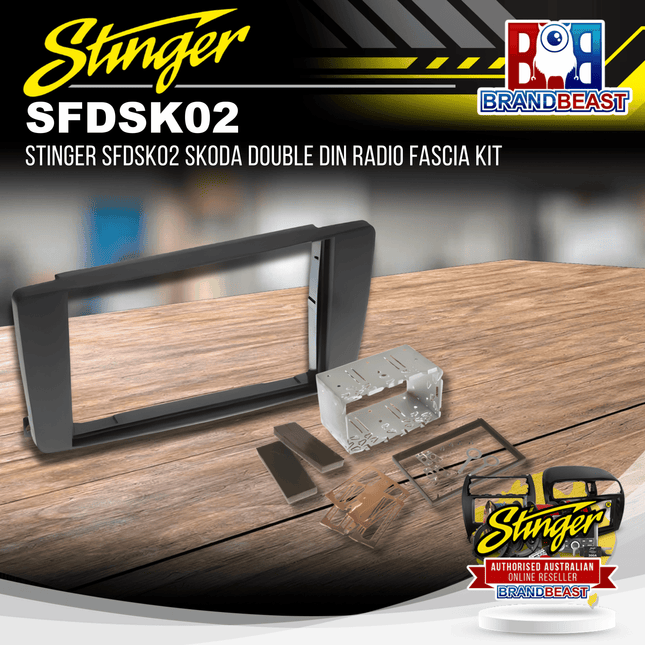 Stinger SFDSK02 Skoda Double DIN Radio Fascia Kit