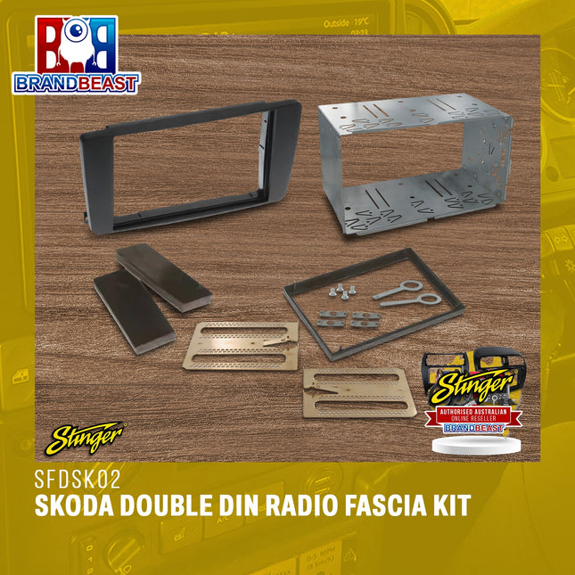 Stinger SFDSK02 Skoda Double DIN Radio Fascia Kit