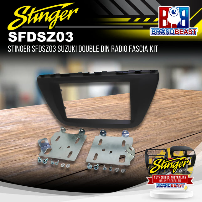 Stinger SFDSZ03 Suzuki Double DIN Radio Fascia Kit