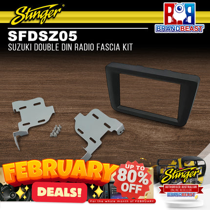 Stinger SFDSZ05 Suzuki Double DIN Radio Fascia Kit