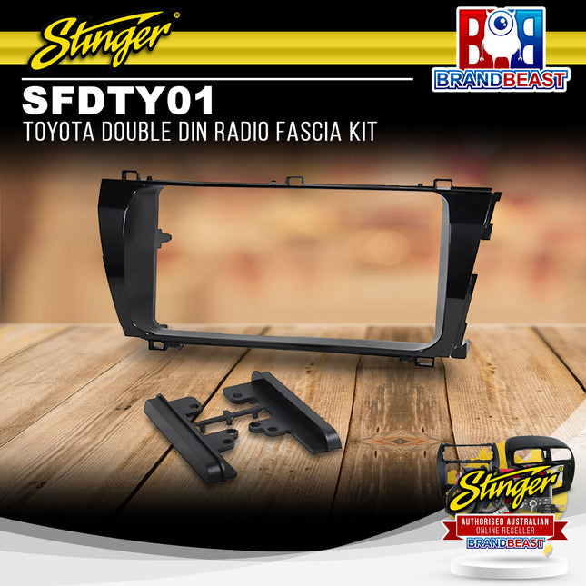Stinger SFDTY01 Double DIN Radio Fascia Kit To Suit Toyota