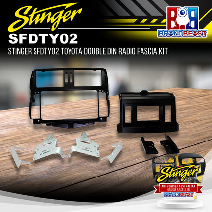 Stinger SFDTY02 Toyota Double DIN Radio Fascia Kit