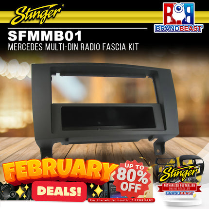 Stinger SFMMB01 Mercedes Multi-DIN Radio Fascia Kit