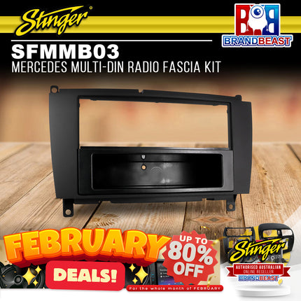 Stinger SFMMB03 Mercedes Multi-DIN Radio Fascia Kit