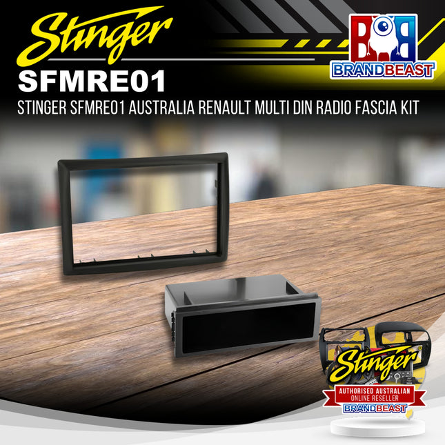 Stinger SFMRE01 Australia Renault Multi DIN Radio Fascia Kit