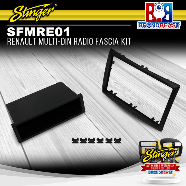 Stinger SFMRE01 Australia Renault Multi DIN Radio Fascia Kit