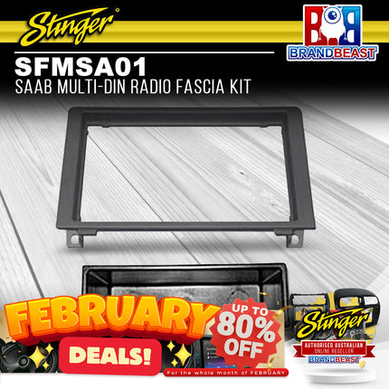 Stinger SFMSA01 SAAB Multi-DIN Radio Fascia Kit