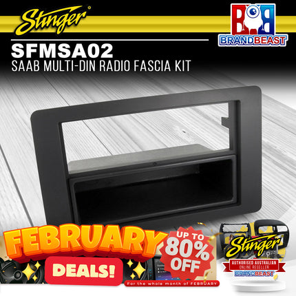 Stinger SFMSA02 SAAB Multi-DIN Radio Fascia Kit