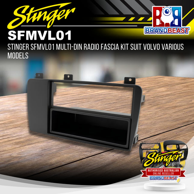 Stinger SFMVL01 Multi-DIN Radio Fascia Kit Suit Volvo Various Models